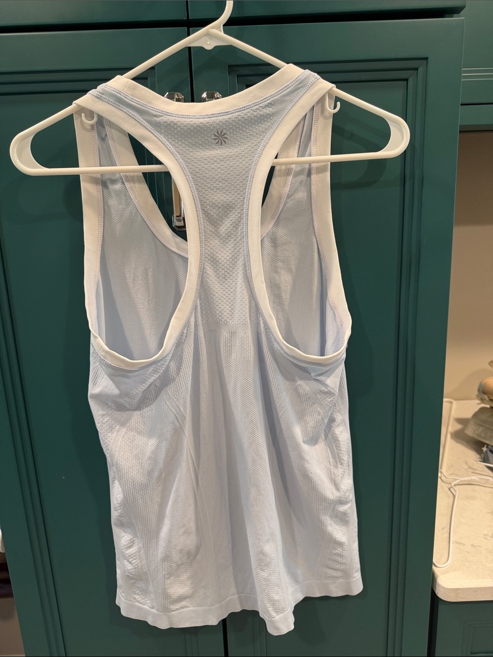 Athleta White Racerback Performance Tank - Picture 3 of 3